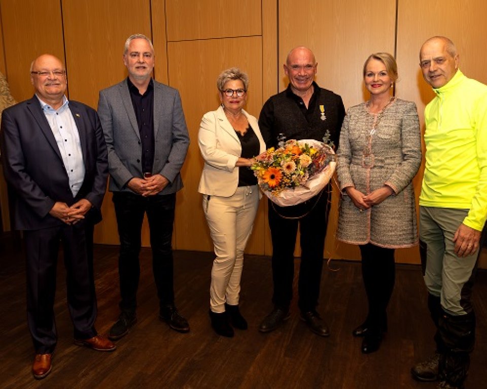 Hub Hodinius, Ger Hollands, Jo Scheeren, Susanne Scheepers en Thijs gulpen