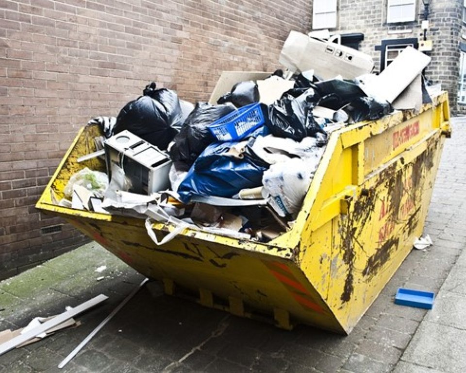 container met afval