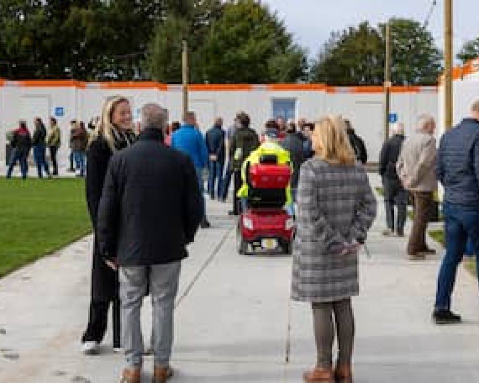 Bezoekers tijdens de open dag van de TGO