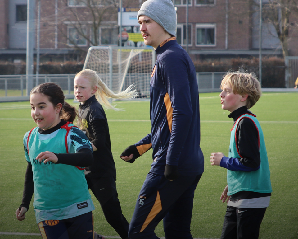 sportende kinderen