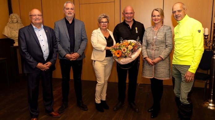 Hub Hodinius, Ger Hollands, Jo Scheeren, Susanne Scheepers en Thijs gulpen