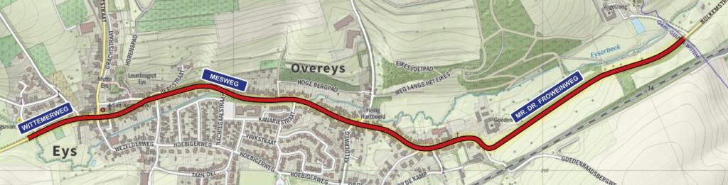 Reconstructie weg naar Eys