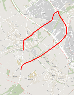 Afbeelding plattegrond werkzaamheden Nijswillerweg