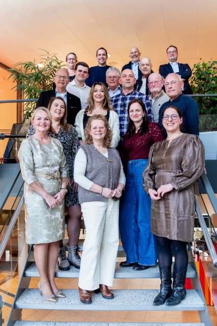 De leden van de nieuwe gemeenteraad per 1 april 2026