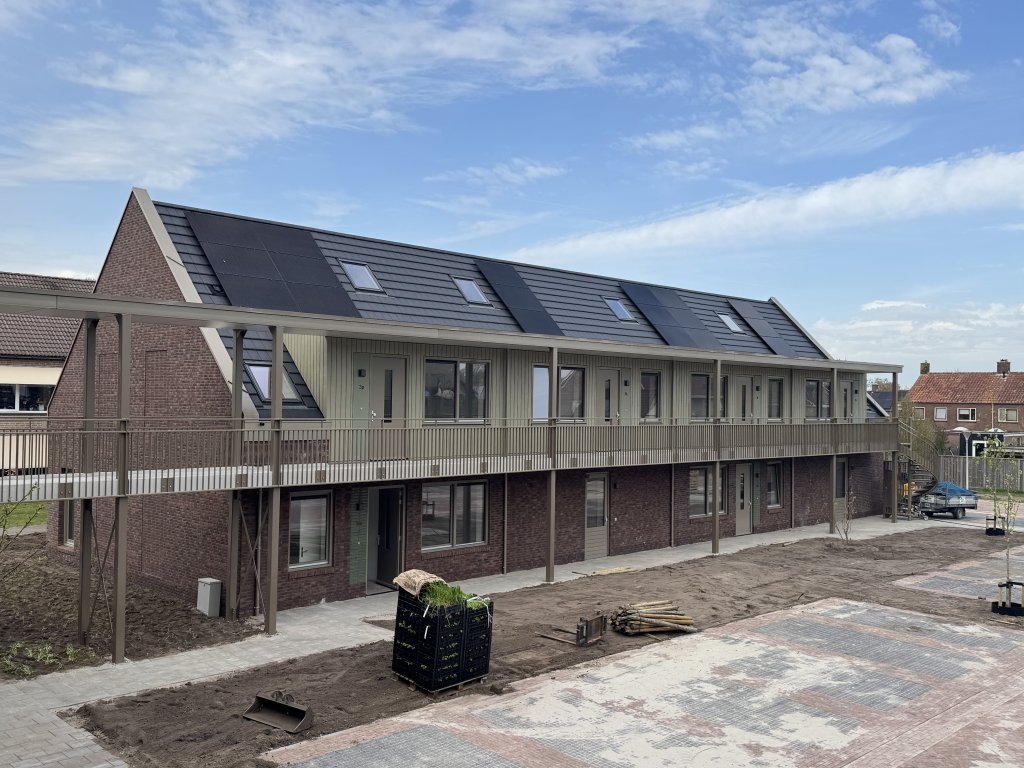 Aanzicht van het gebouw