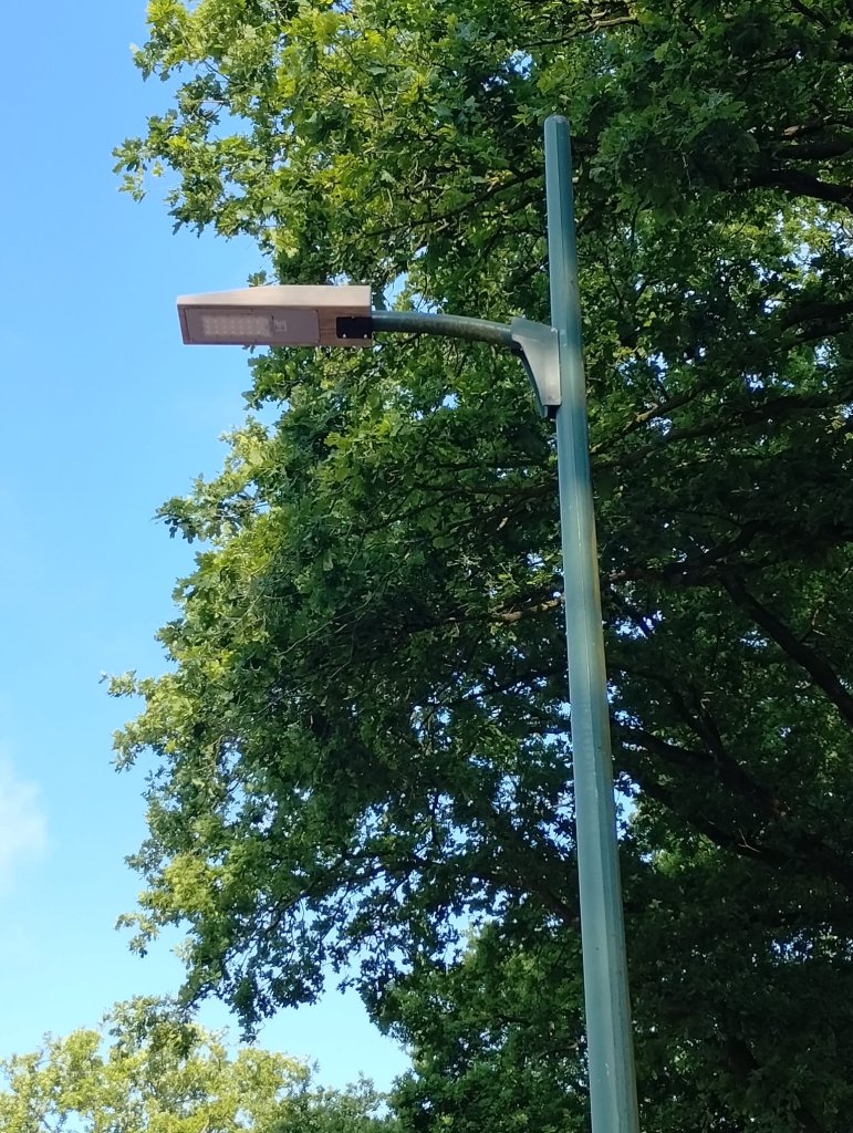 Lantaarnpaal met led-verlichting