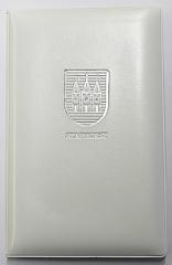 Trouwboekje wit met zilveren opdruk