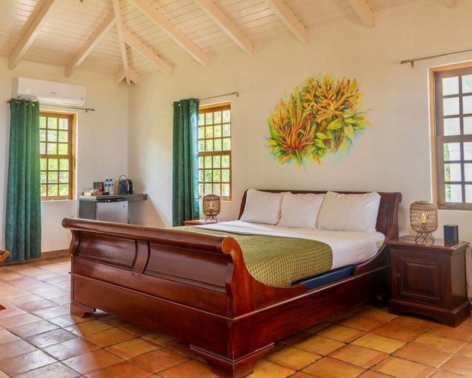 Image shows one of the studio rooms at Quills Garden
