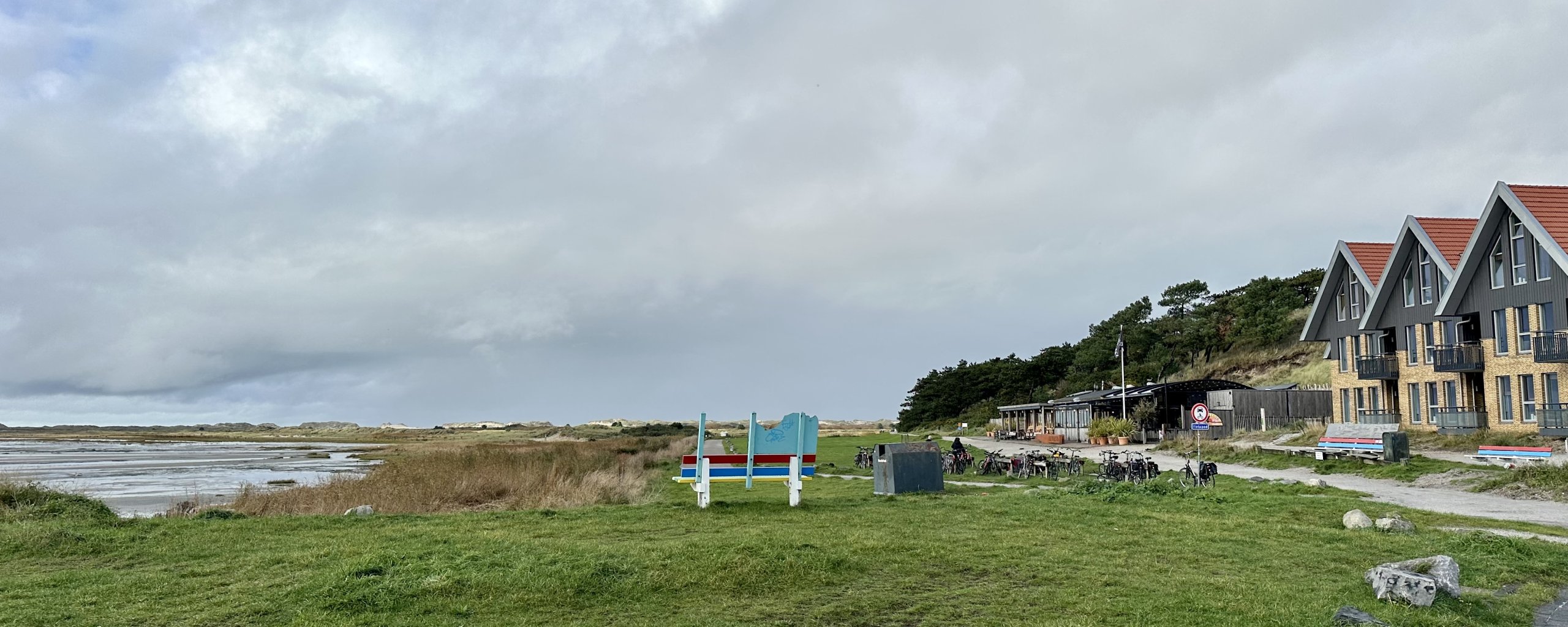 Uitzicht over het Groene Strand 
