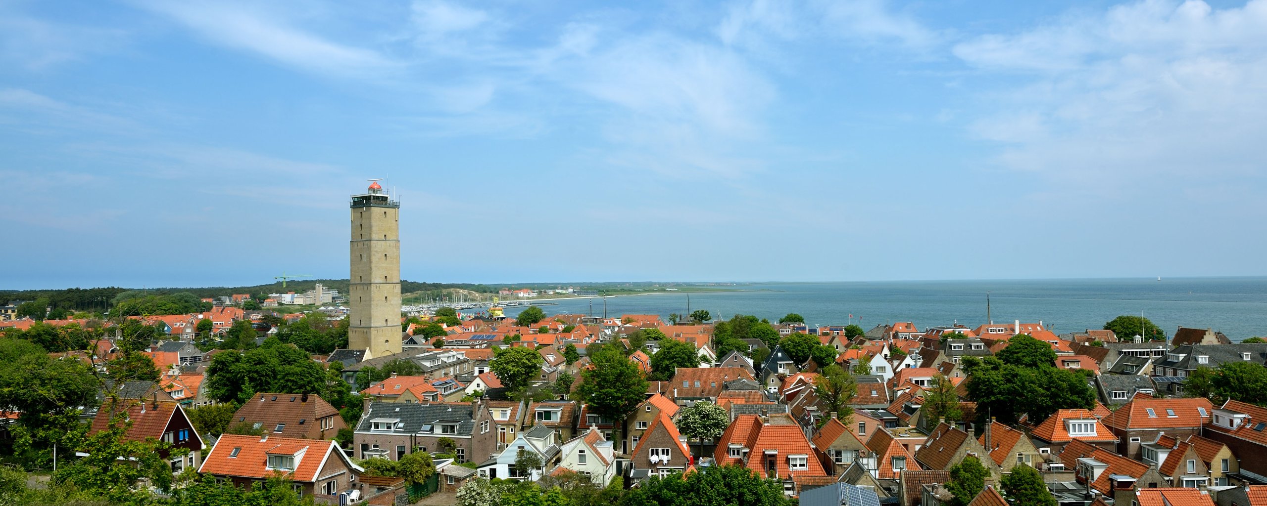 Foto van Terschelling met Brandaris