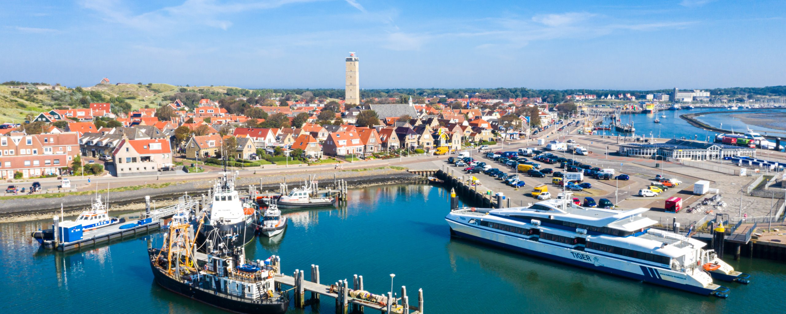 De haven van Terschelling