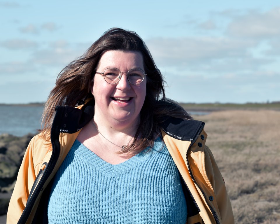 Raadslid Aukje Schol buiten