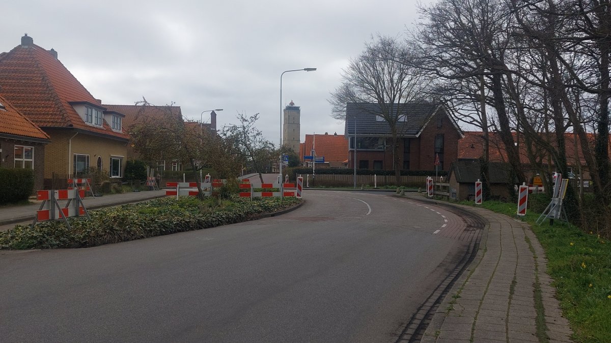 Werkzaamheden op het eiland