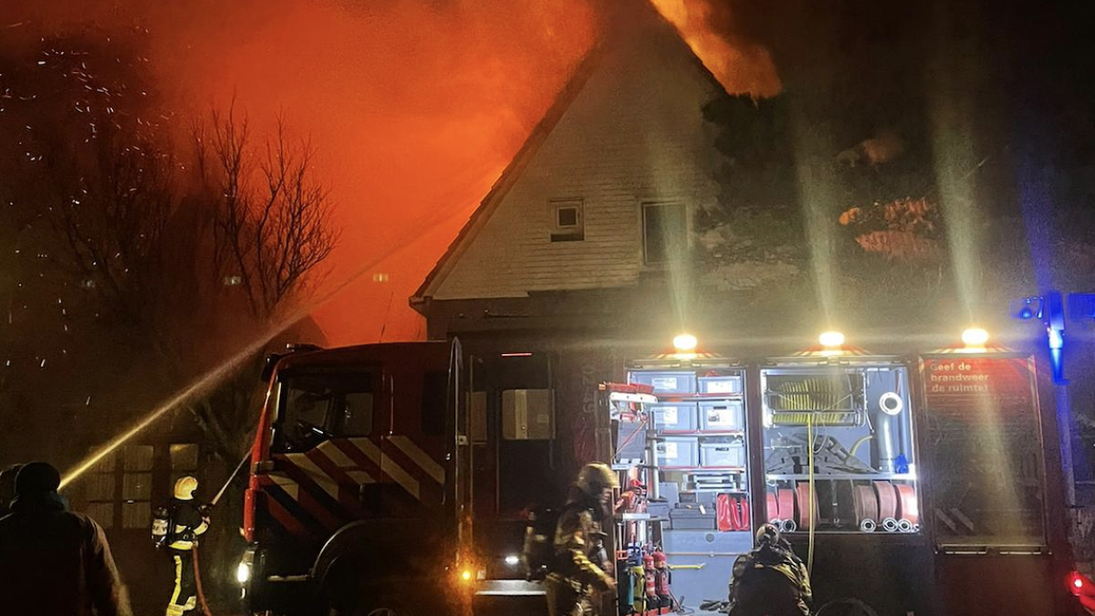 Brand in een woning in West-Terschelling