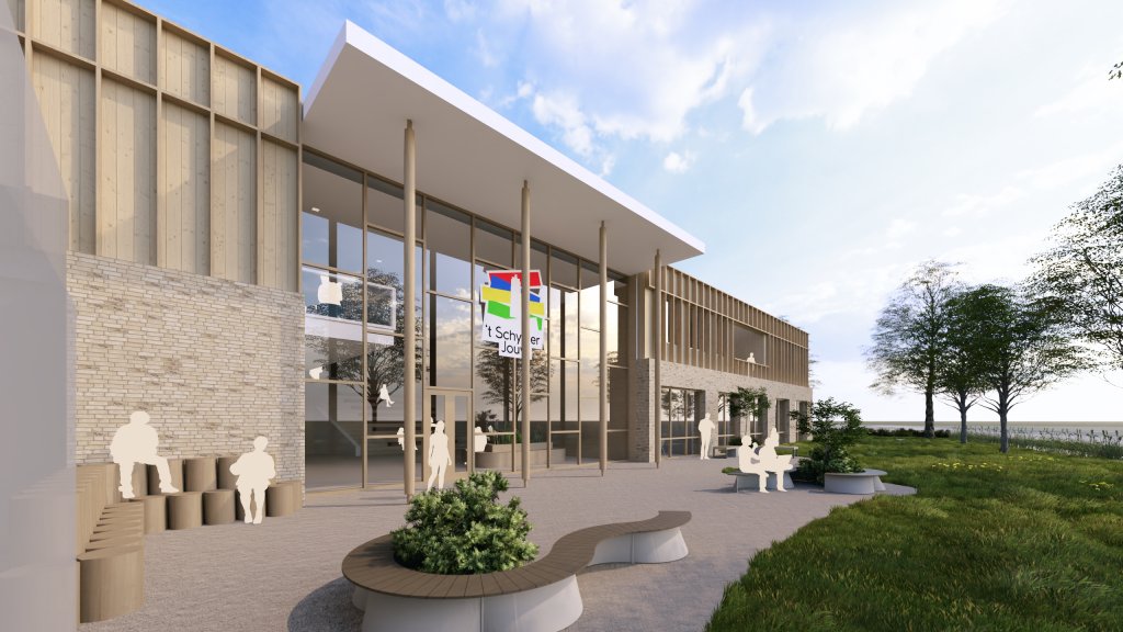 Impressie langs de hoofdweg nieuw Schylger Jouw