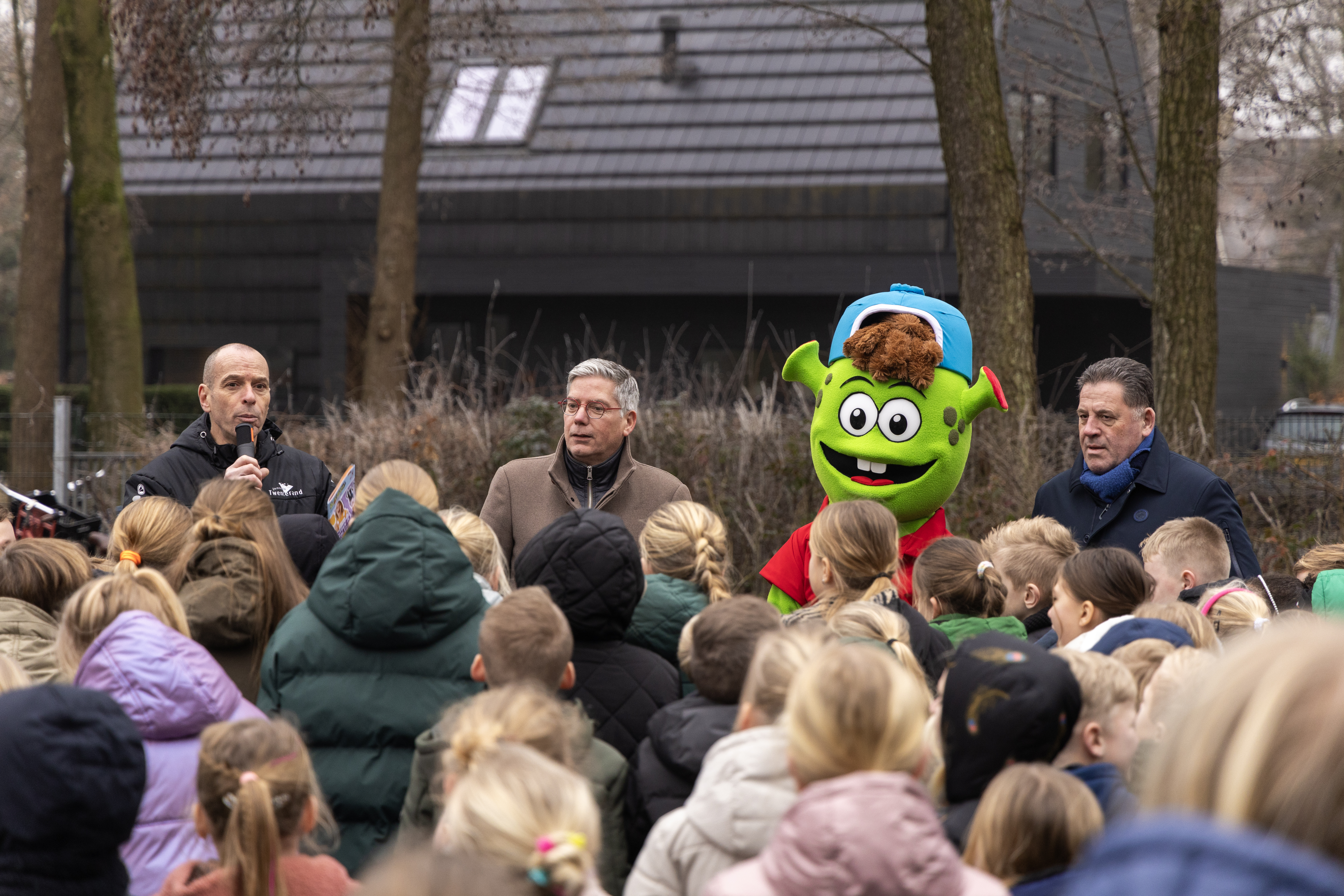 Wethouders op bezoek met Sjors Sportief - Creatief