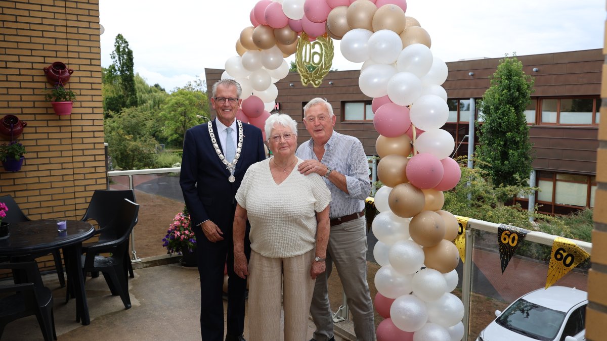 Jan en Marie Oldegberts 60 jaar getrouwd