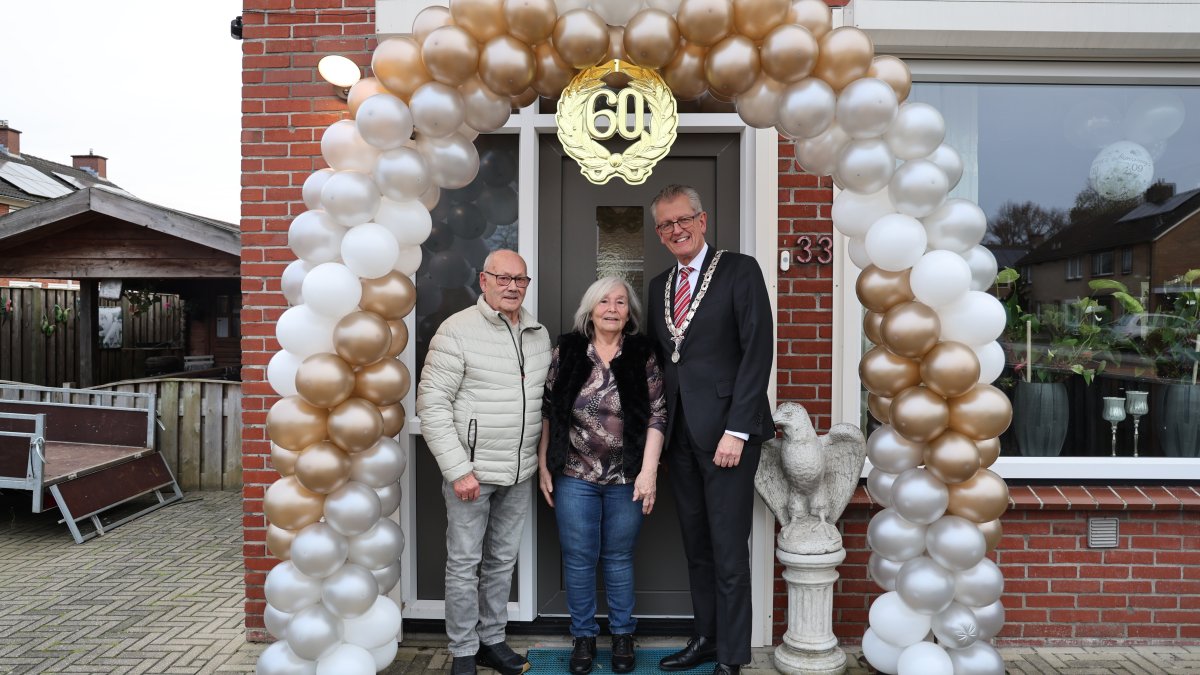 Hendrik en Meija Wendels 60 jaar getrouwd