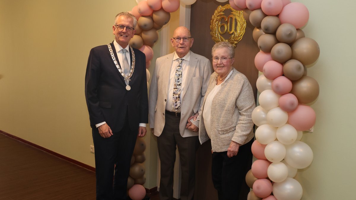 Diamanten huwelijk voor Egbert en Alie Jansen