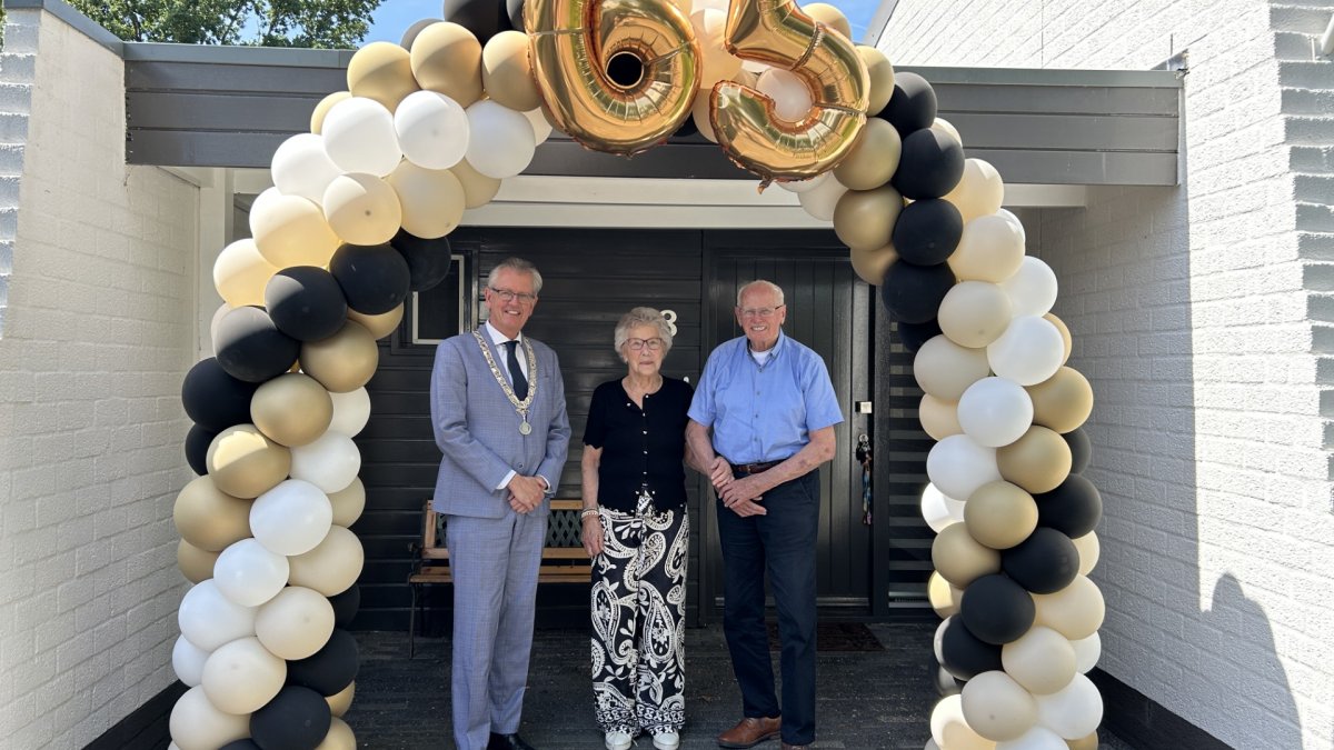 Henk en Hennie Meulenbeld vieren 65-jarig huwelijk