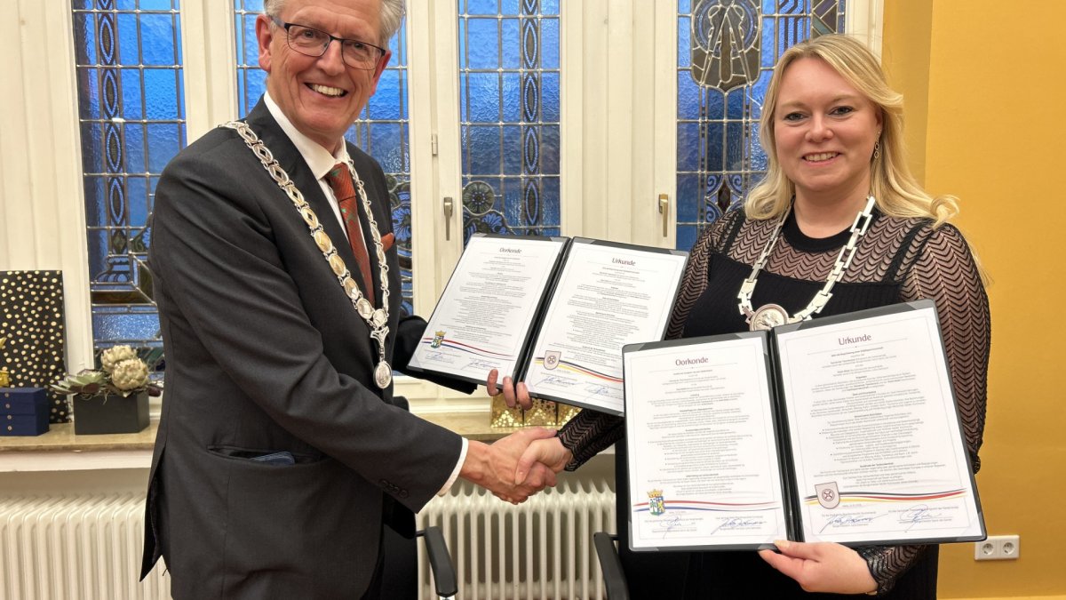 Officieel partnerschap tussen Melle en Twenterand