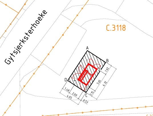perceel grond Gytsjerksterhoeke 14, Gytsjerk