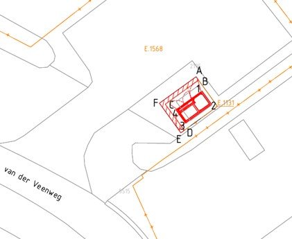 afbeelding perceel grond Ds. van der Veenweg 7b te Earnewâld