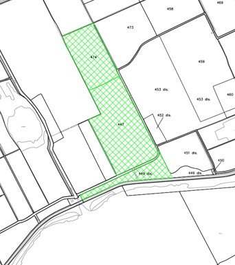 afbeelding percelen Monnikenweg, Burgum