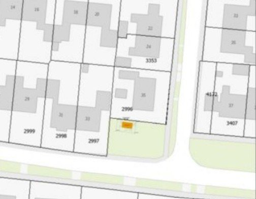 afbeelding perceel grond Heemstrasingel 33, Oentsjerk