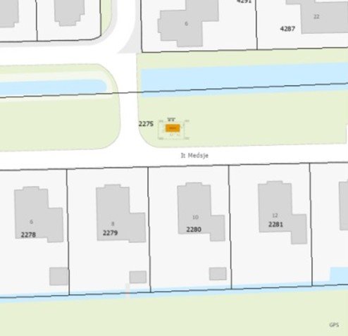 afbeelding perceel grond It Medsje 10, Oentsjerk