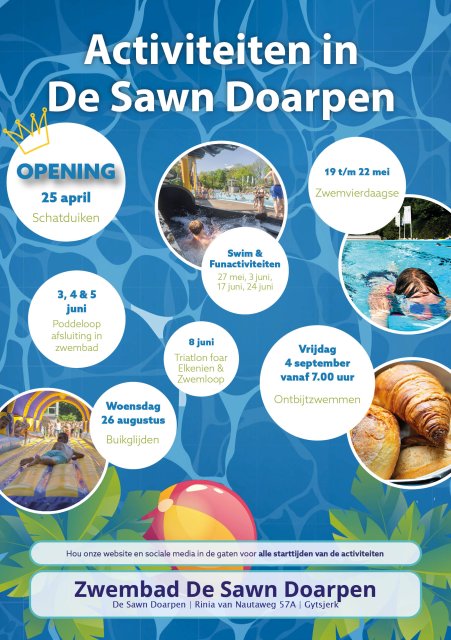 afbeelding Flyer activiteiten De Sawn Doarpen 2026
