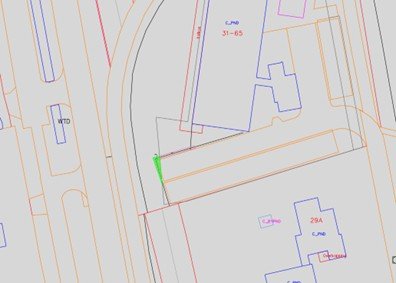 afbeelding van perceel grond Trambaan 43, Burgum
