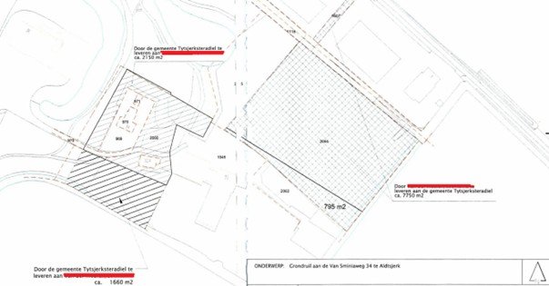 afbeelding perceel grond Van Sminiaweg 32, 32a en_34, Aldtsjerk