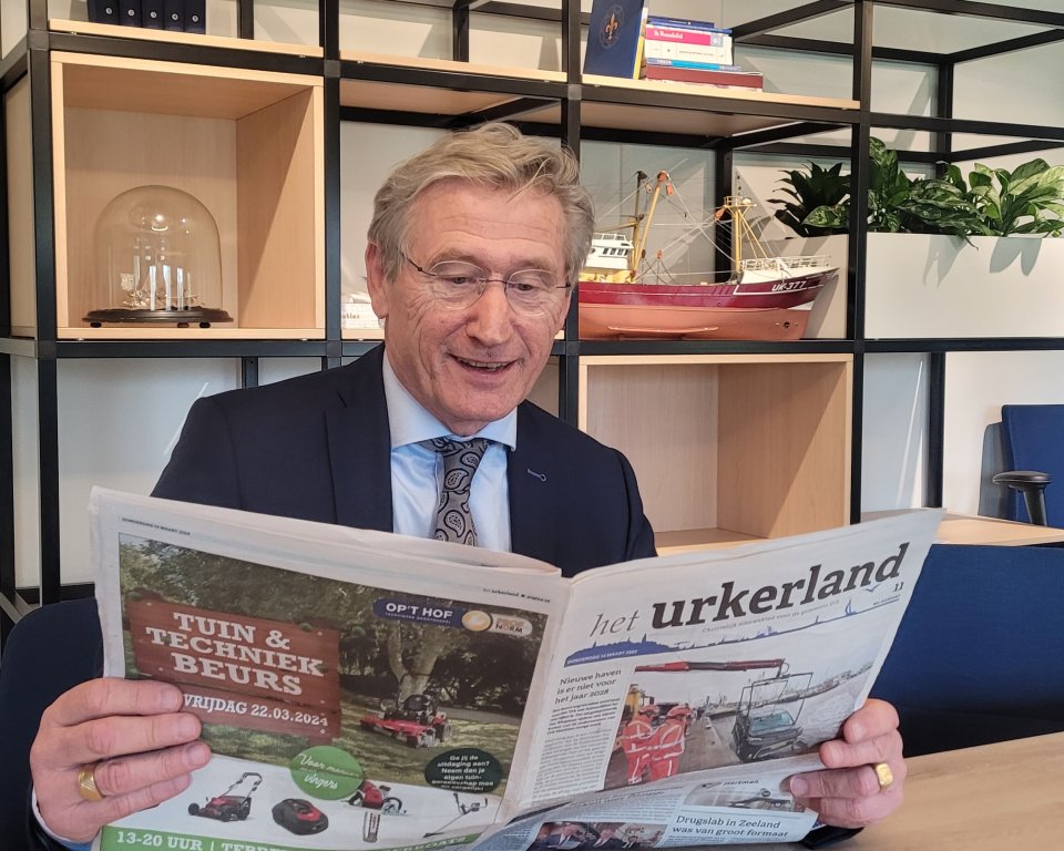 Jan Westmaas (burgemeester) lees het Urkerland