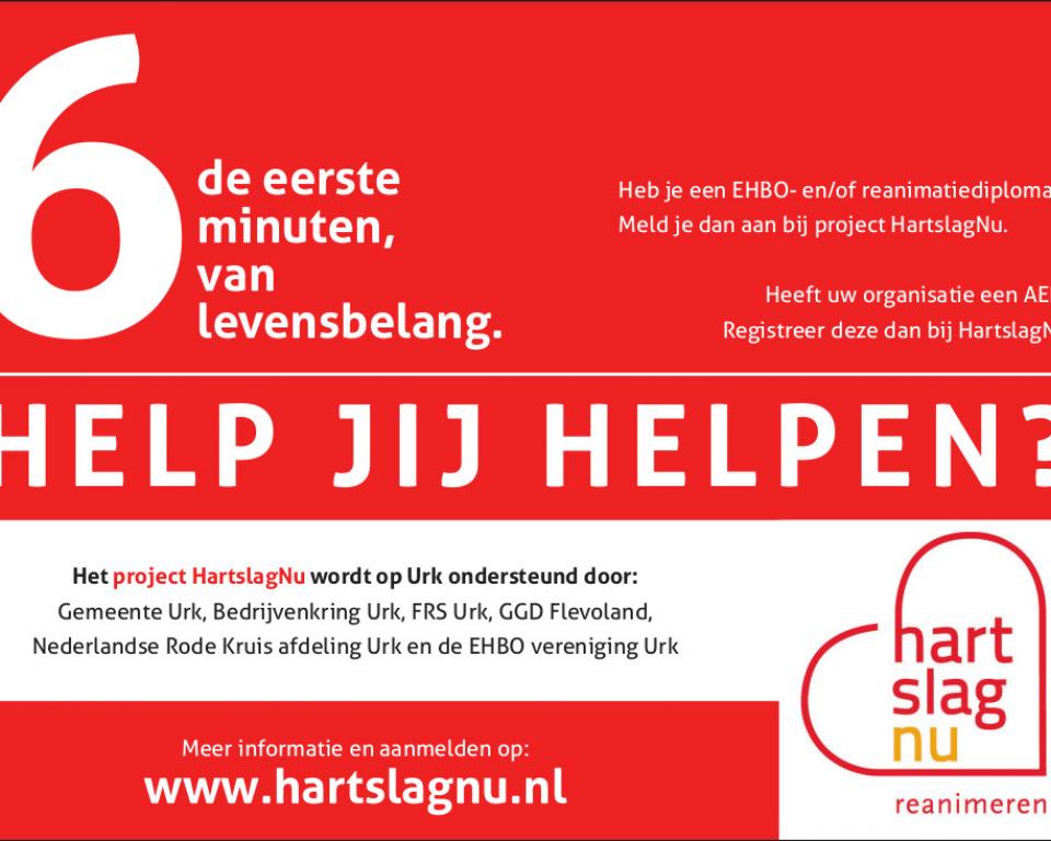 Flyer over reanimeren en AED's