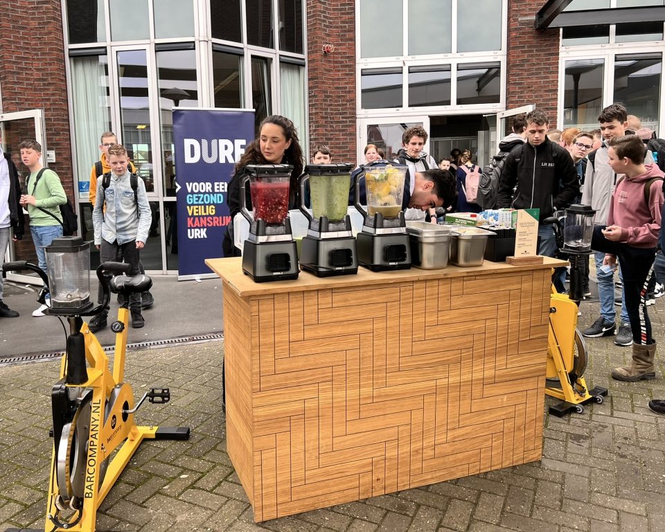 Shakefiets actie voor het Pieterzandt