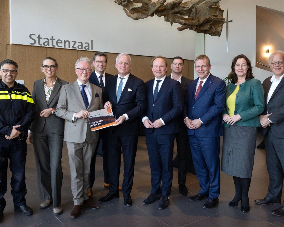 Foto van de deelnemers van de Flevolandse norm 2.0
