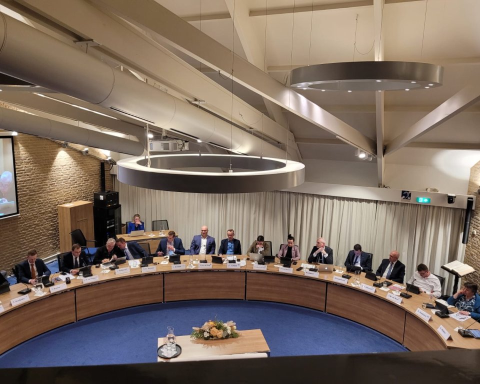 Raadsvergadering gemeente Urk