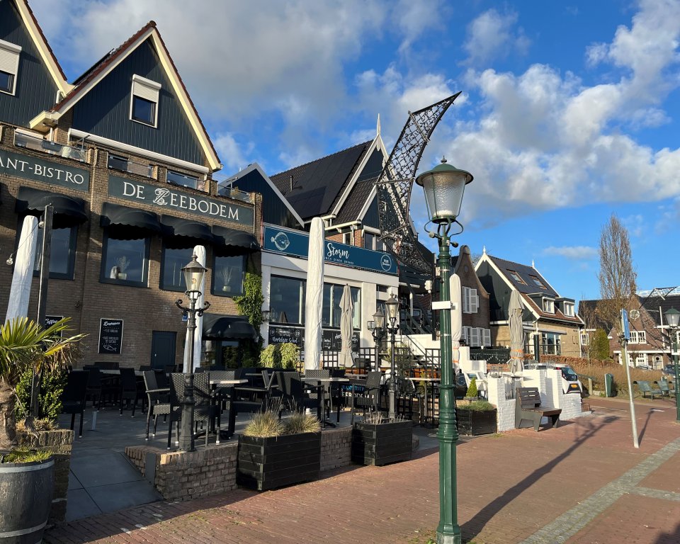 Foto van het terras De Zeebodem