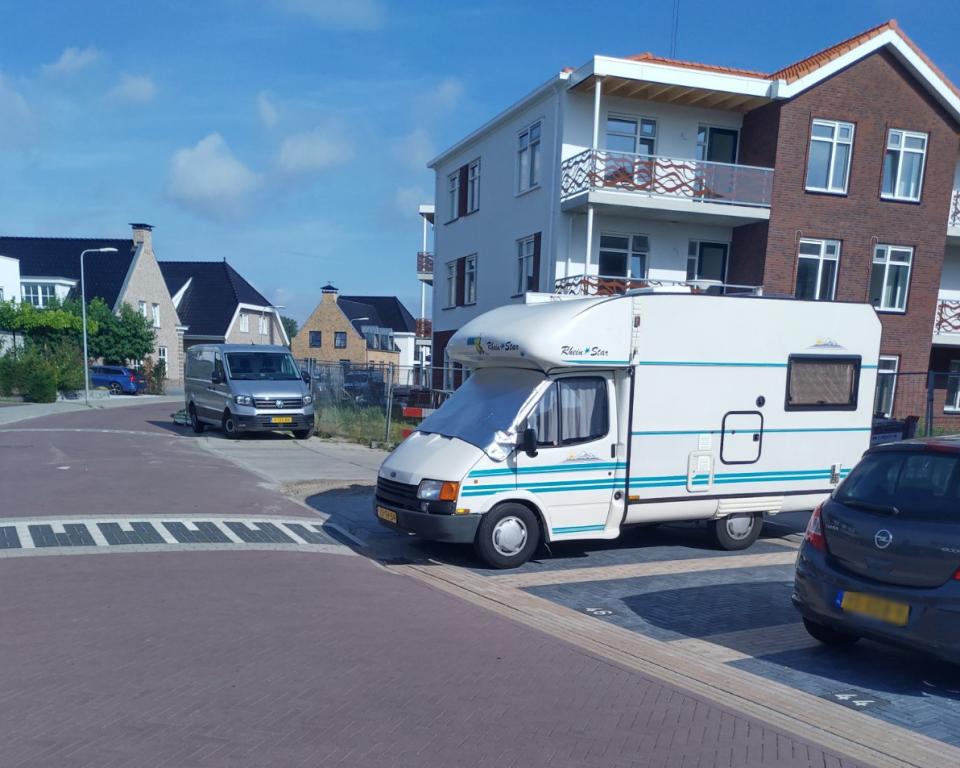 Een straat in de Zeewijk fase 4, Urk