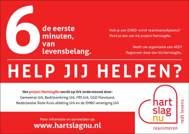 Flyer over reanimeren en AED's