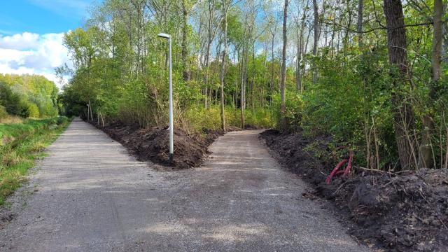 Nieuwe wandel-/fietspaden in het Urkerbos