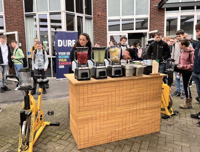 Shakefiets actie voor het Pieterzandt