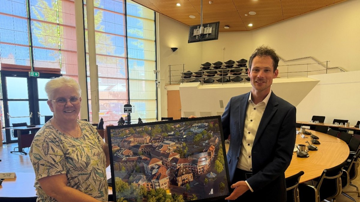 Luchtfoto van gemeentehuis wint titel ‘Mooiste foto van het jaar’