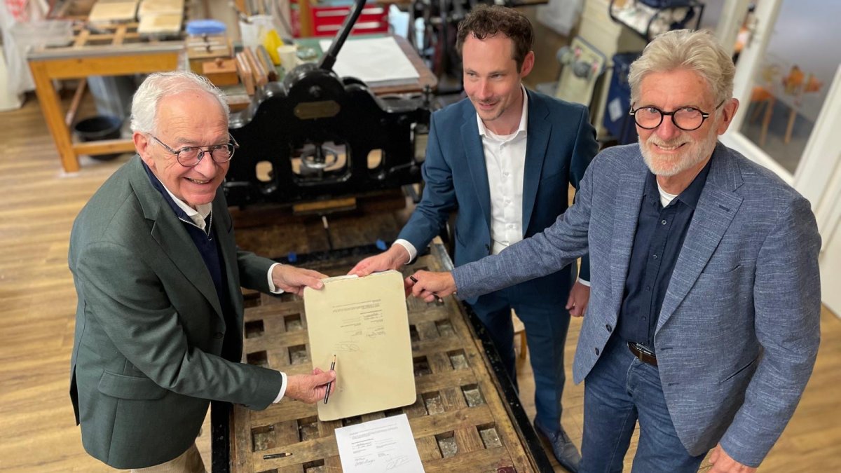 Gemeente Valkenswaard en Nederlands Steendrukmuseum werken voortvarend aan toekomst LithoMuseum en w