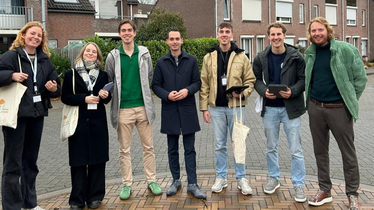 Daar zijn ze: de Energiestudenten in Dommelen!