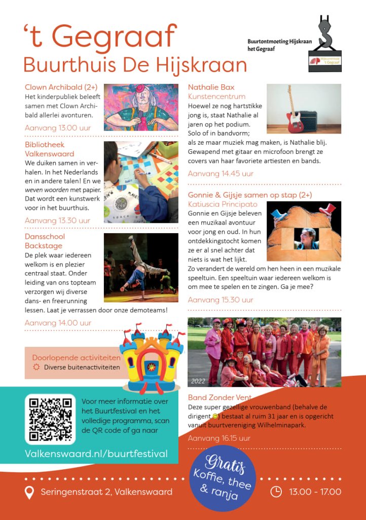 Flyer 't Gegraaf Buurtfestival 2026