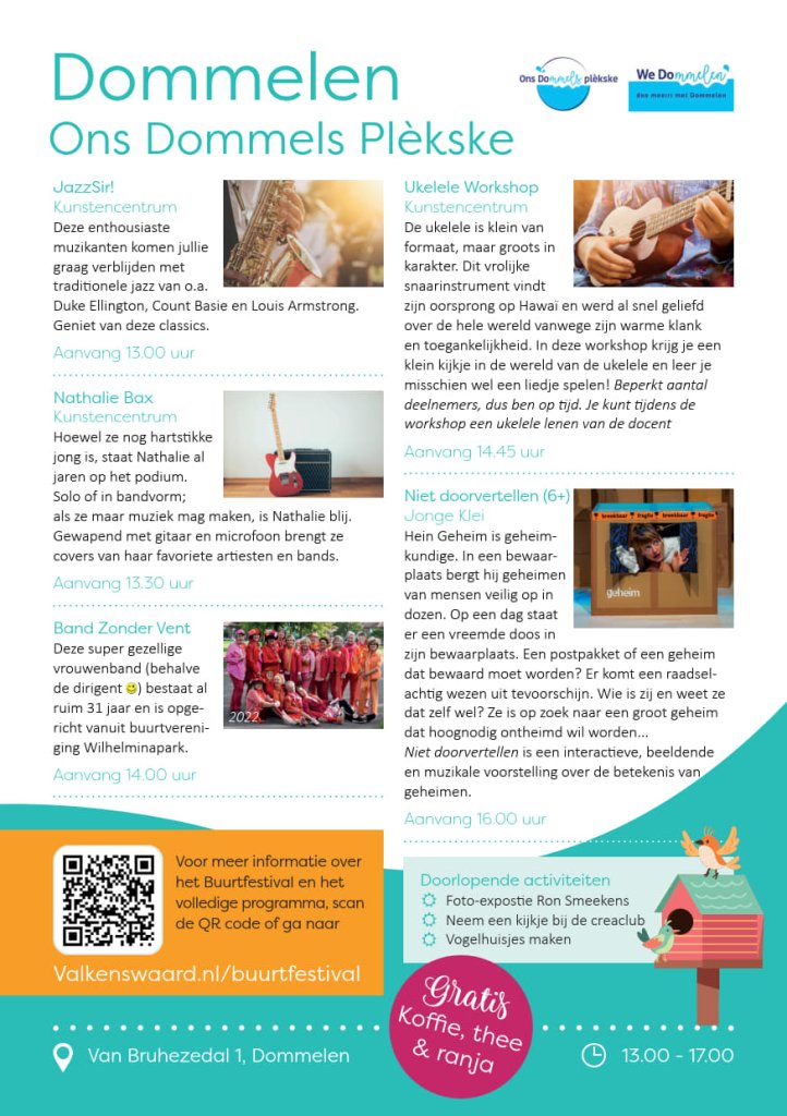 Flyer Dommelen Buurtfestival 2026