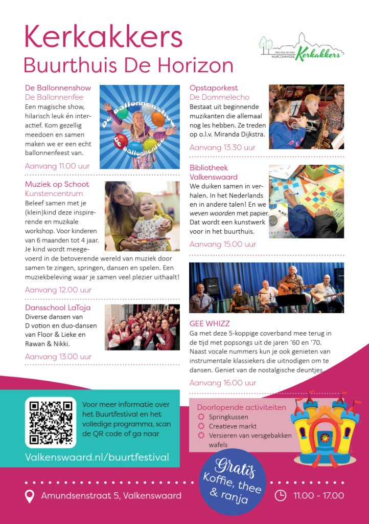 Flyer Kerkakkers Buurtfestival 2026