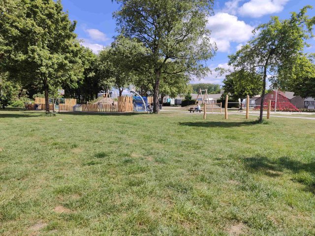 Afbeelding van het vernieuwde Warande veld